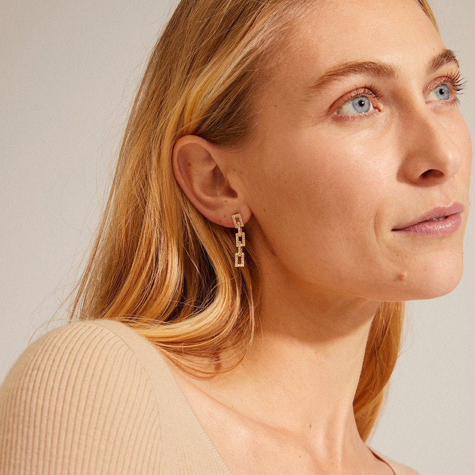 COBY Recycled Crystal Earrings - PILGRIM