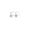 TINA recycled crystal & pearl studs - PILGRIM