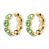 Callie Recycled Crystal Hoops - PILGRIM