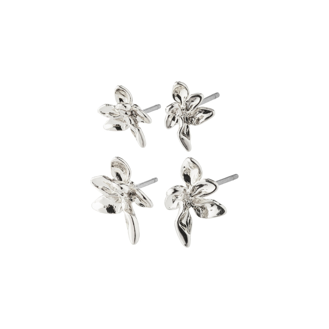 RIKO recycled earrings 2-in-1 set- PILGRIM