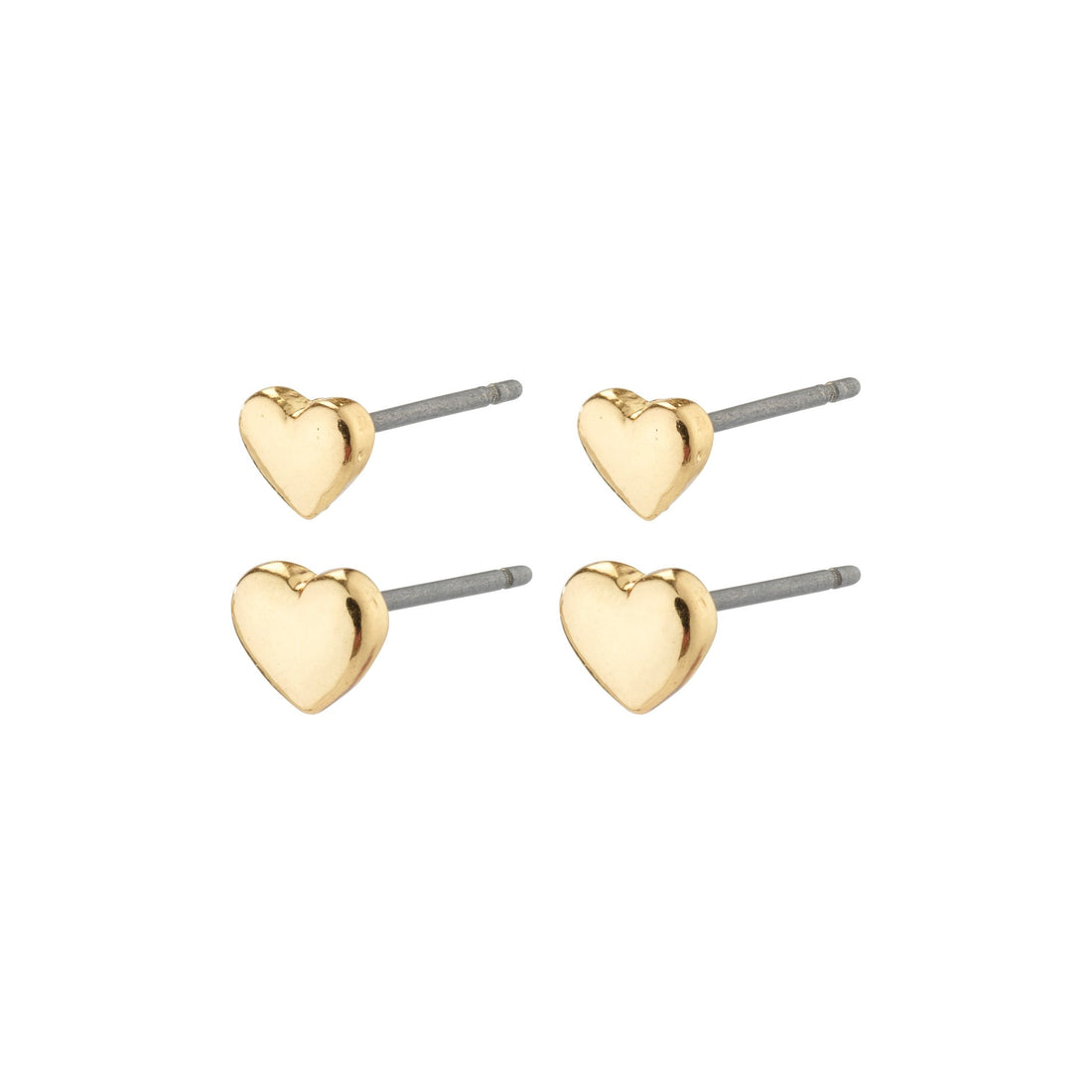 Afroditte Recycled Heart 2-in-1 Earrings Set - PILGRIM