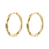 Eddy Recycled Organic Shaped Large Hoops - PILGRIM