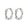 Eddy Recycled Organic Shaped Small Hoops - PILGRIM