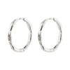 Eddy Recycled Organic Shaped Large Hoops - PILGRIM