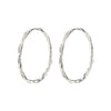 Eddy Recycled Organic Shaped Maxi Hoops - PILGRIM