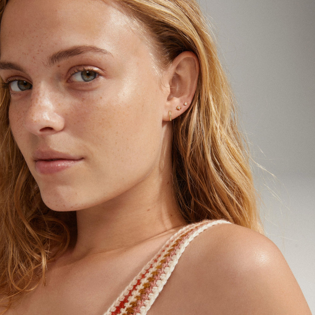 Sia Recycled Crystal 3-in-1 Earrings Set - PILGRIM