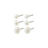 Edil Freshwaterpearl Stud Earrings Set - PILGRIM