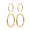 Eve Hoop Earrings Set - PILGRIM