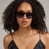 Janica Dark Brown Sunglasses - PILGRIM