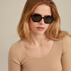 KIMANI recycled sunglasses tortoise brown - PILGRIM