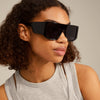 JOHARI recycled sunglasses black - PILGRIM