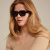 NELLA recycled sunglasses black/gold - PILGRIM