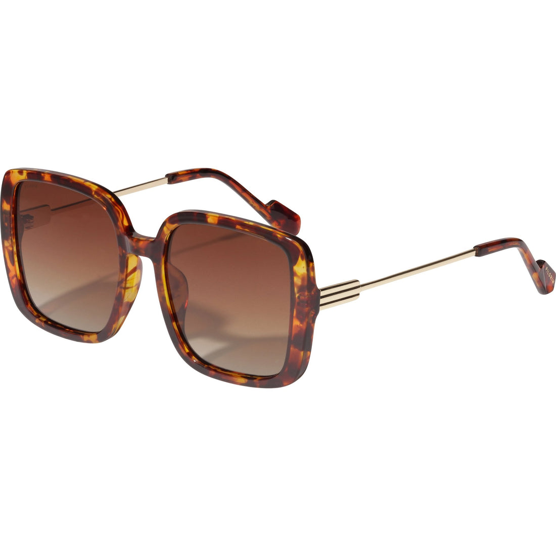 ALIET sunglasses tortoise brown/gold - PILGRIM