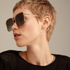 JONAN sunglasses brown/gold - PILGRIM