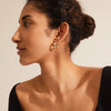 AICA Recycled Chunky Hoop Earrings - PILGRIM