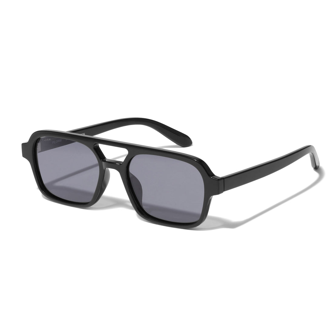 Cass Recycled Black Sunglasses - PILGRIM