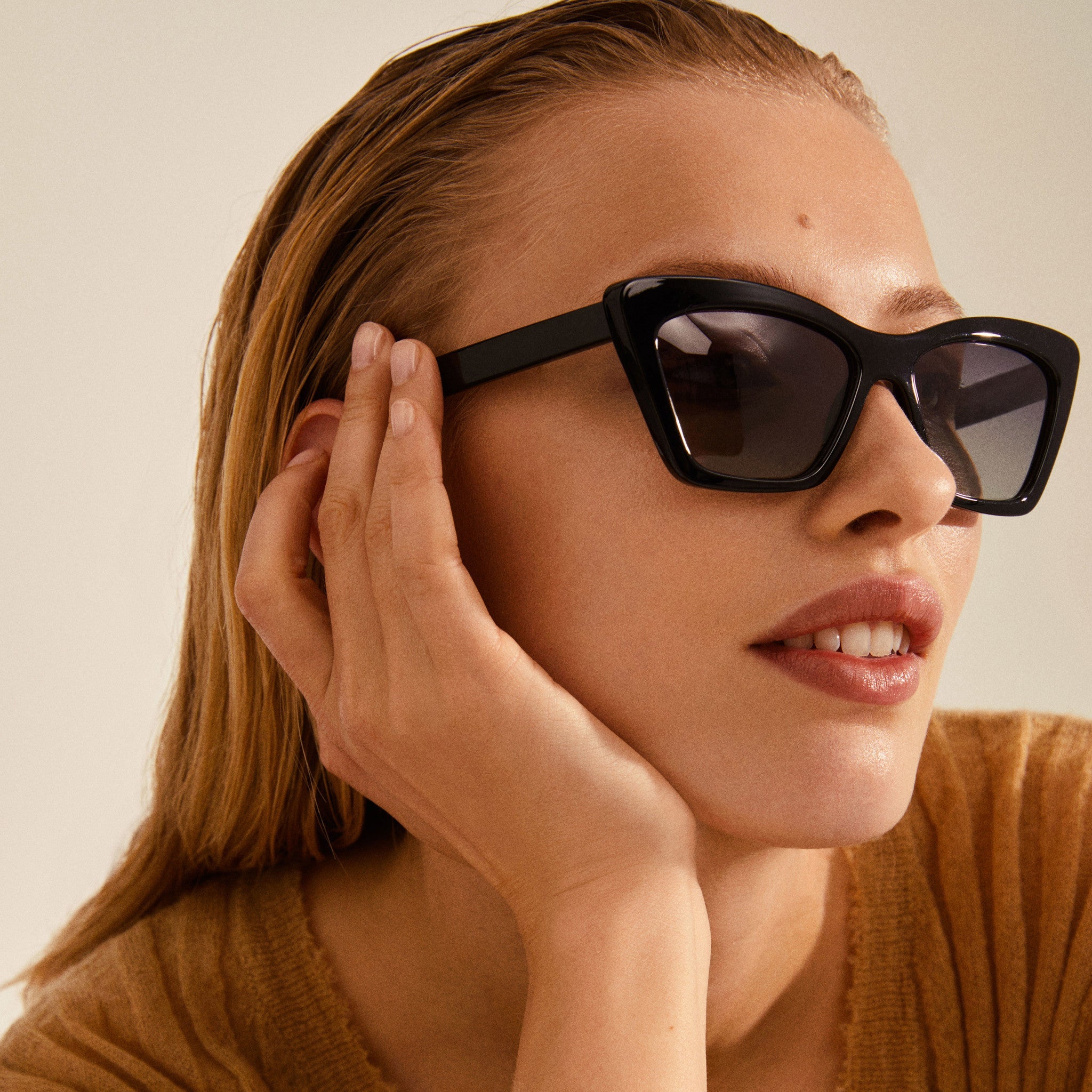 Brown and black sunglasses sale