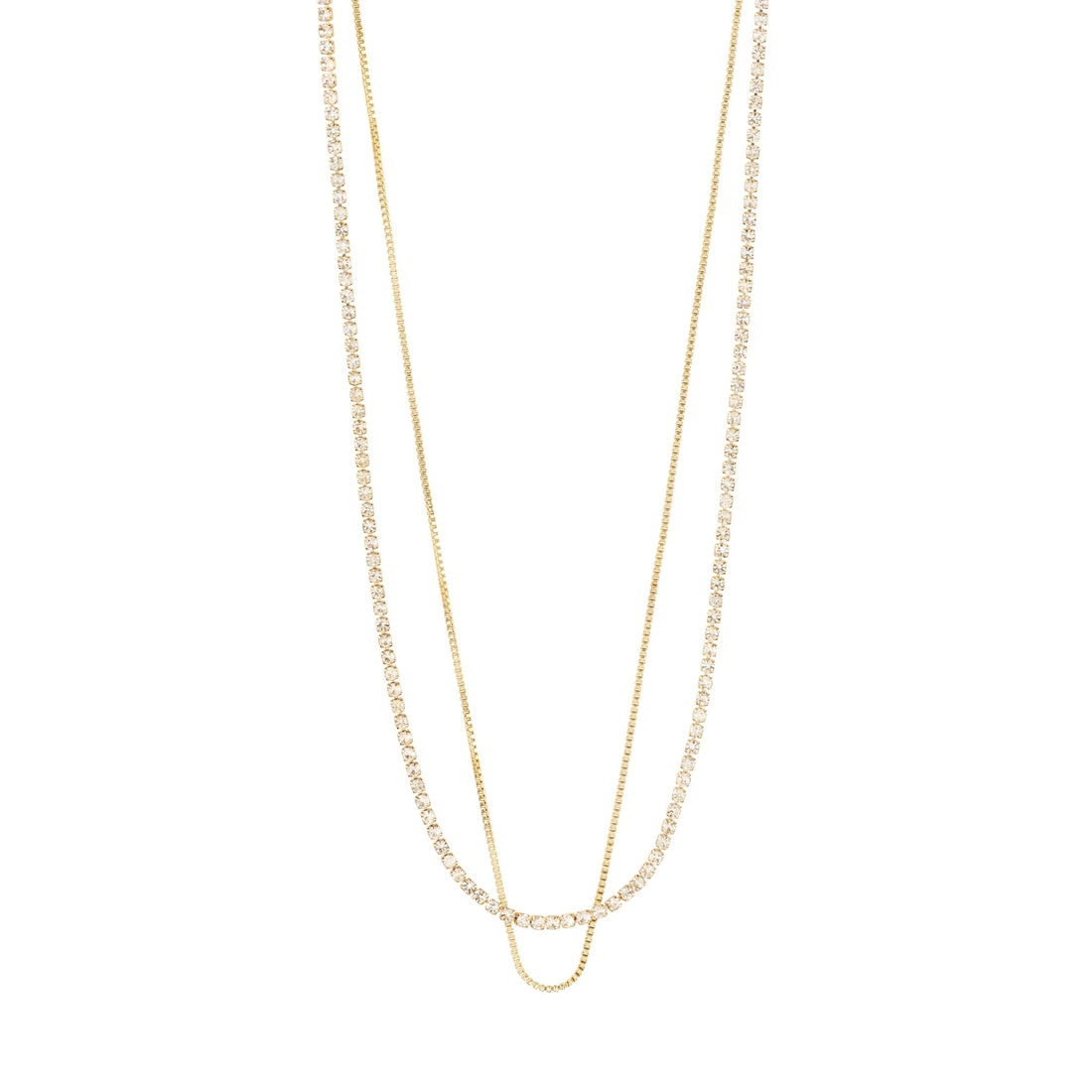 Mille Crystal Layered Necklace - PILGRIM