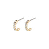 Pilgrim Brigitte Mini Crystal Hoops - PILGRIM