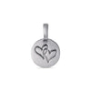 Pilgrim Charm Two Heart Pendant - PILGRIM