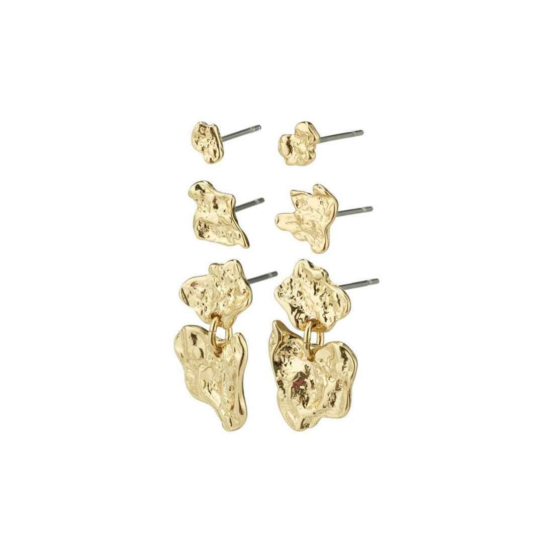 Pilgrim Horizon 3-in-1 Earring Set - PILGRIM