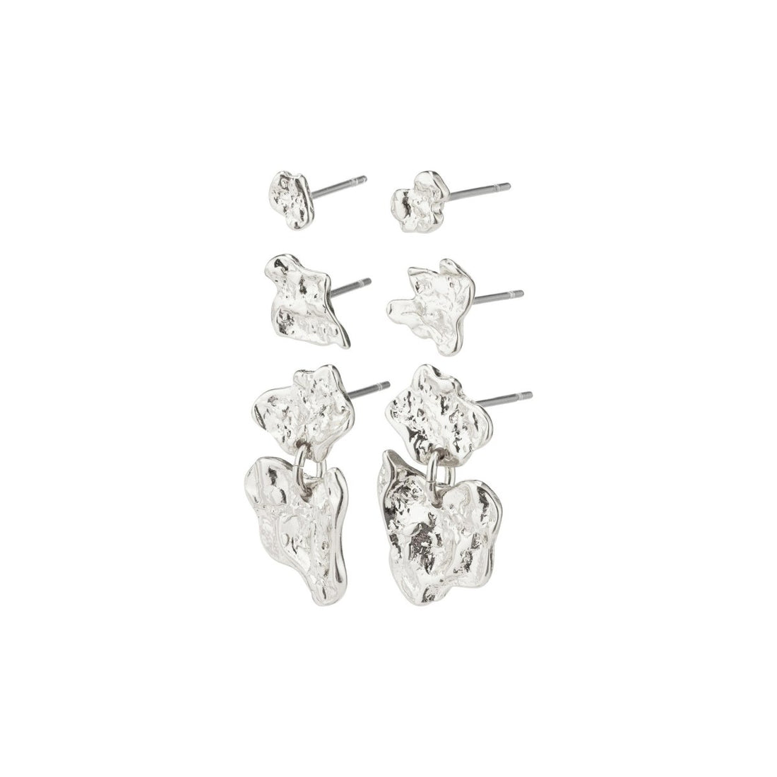 Pilgrim Horizon 3-in-1 Earring Set - PILGRIM