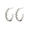 Pilgrim Jolene Crystal Hoops - PILGRIM