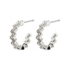 Pilgrim Jolene Small Crystal Hoops - PILGRIM