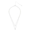 Pilgrim Lucia Double Crystal Necklace - PILGRIM