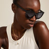 Pilgrim Marlene Recycled Black Sunglasses - PILGRIM