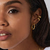 Pilgrim Naja Small Twist Hoops - PILGRIM