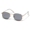 Pilgrim Rylan Gold Plated Sunglasses Grey - PILGRIM